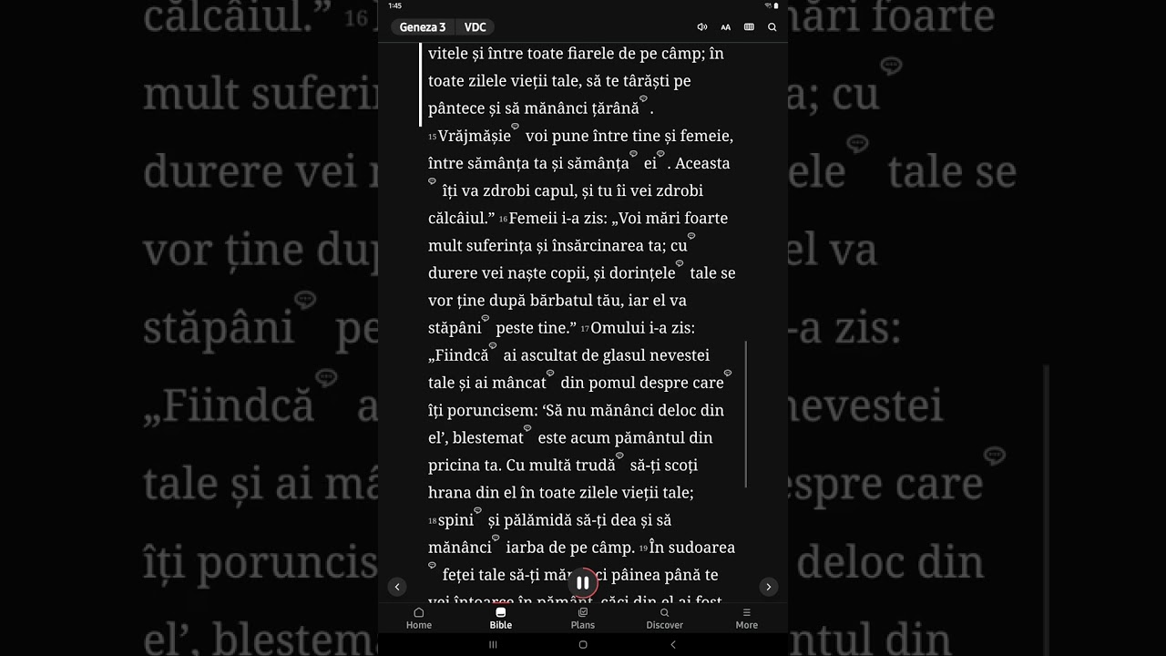 1. GENEZA - cartea complecta audio cu text de urmarire
