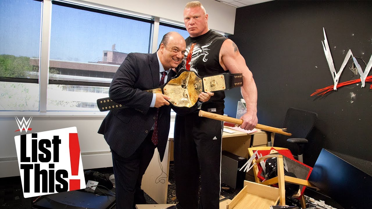 5 forgotten Brock Lesnar moments: WWE List This!