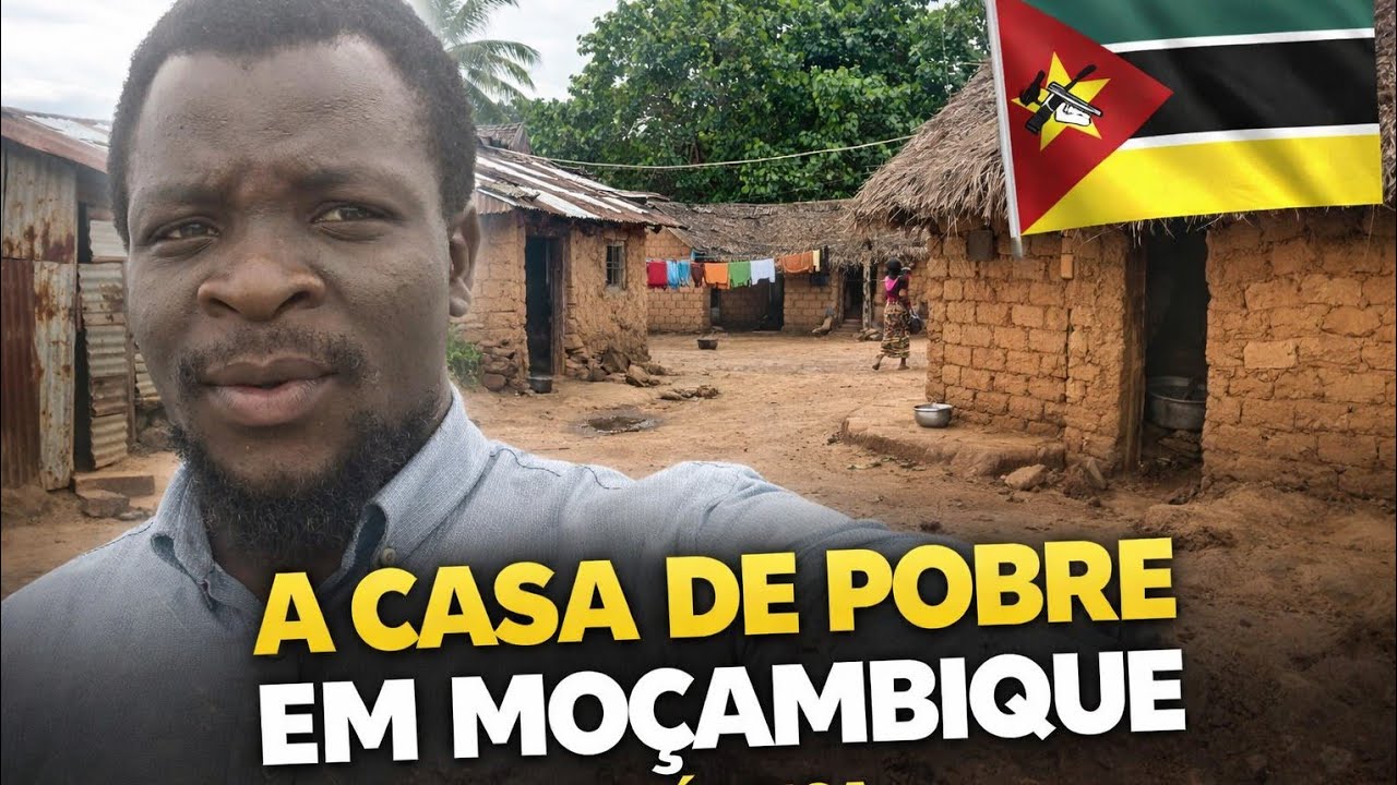 VEJA COMO É A CASA DE UM POBRE EM MOÇAMBIQUE 🇲🇿 -NA ÁFRICA 