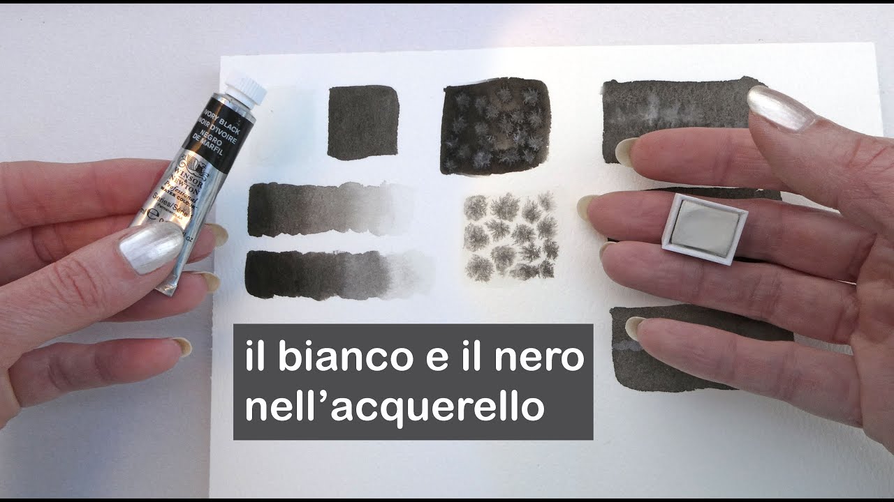 Il bianco e il nero nell'Acquerello si o no? E' giusto usarli o meglio evitare?