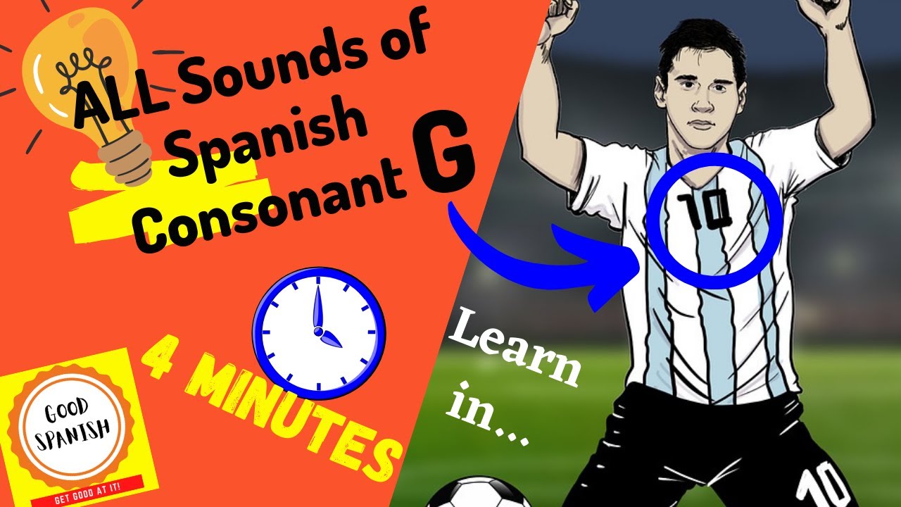The Letter G in Spanish | Pronounce letter G in Spanish | Spanish Consonant G | Spanish Letter G