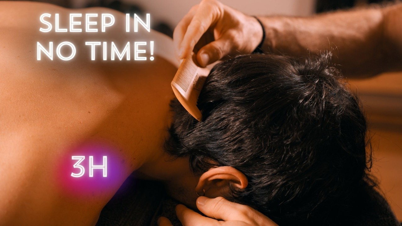 Anxiety Relief & Deep Tingles: Scalp Scratching & Brushing ASMR Sleep Aid