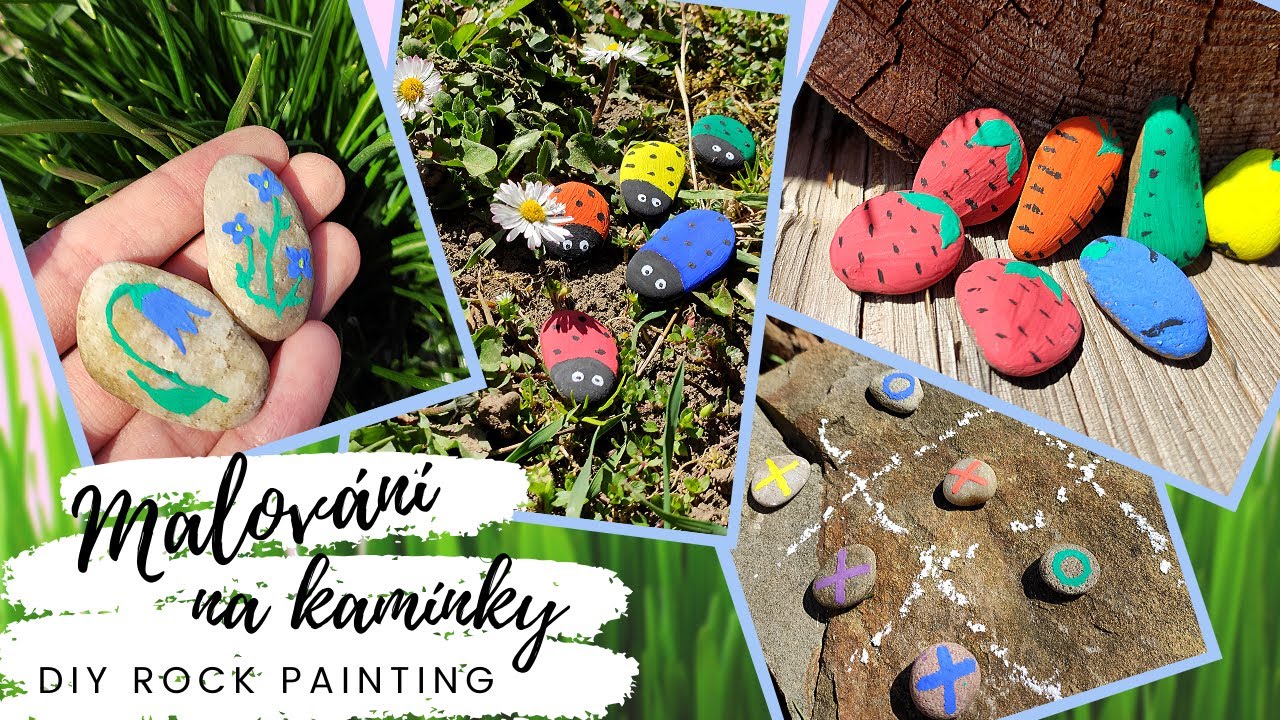 Malování na kamínky / DIY ROCK PAINTING