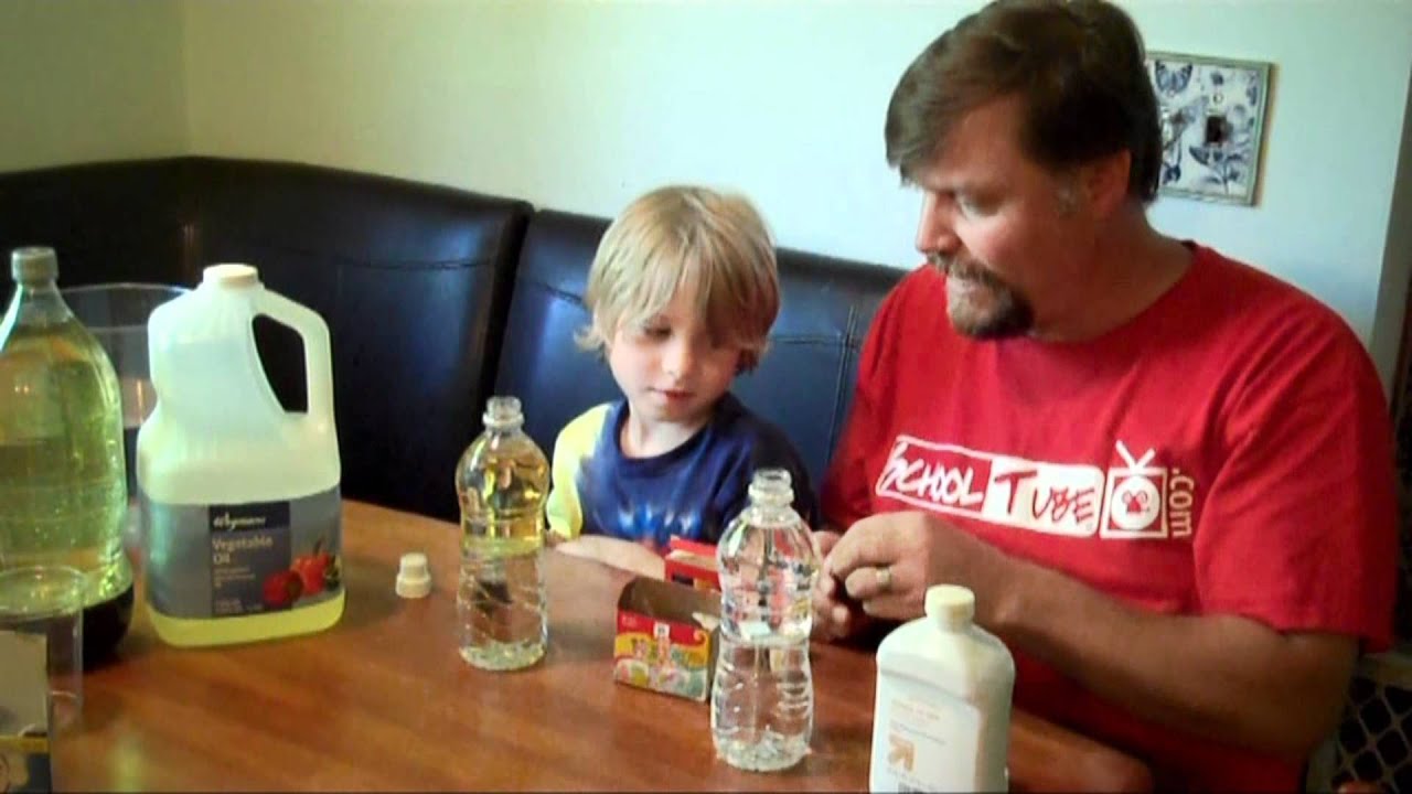 Cool Science at Home: Water Bottle Lava Lamps