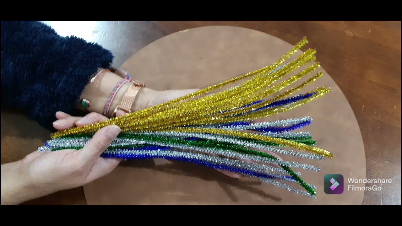 DIY Christmas ornaments | Amazing Christmas craft | Tinsel pipe cleaners episode 28.