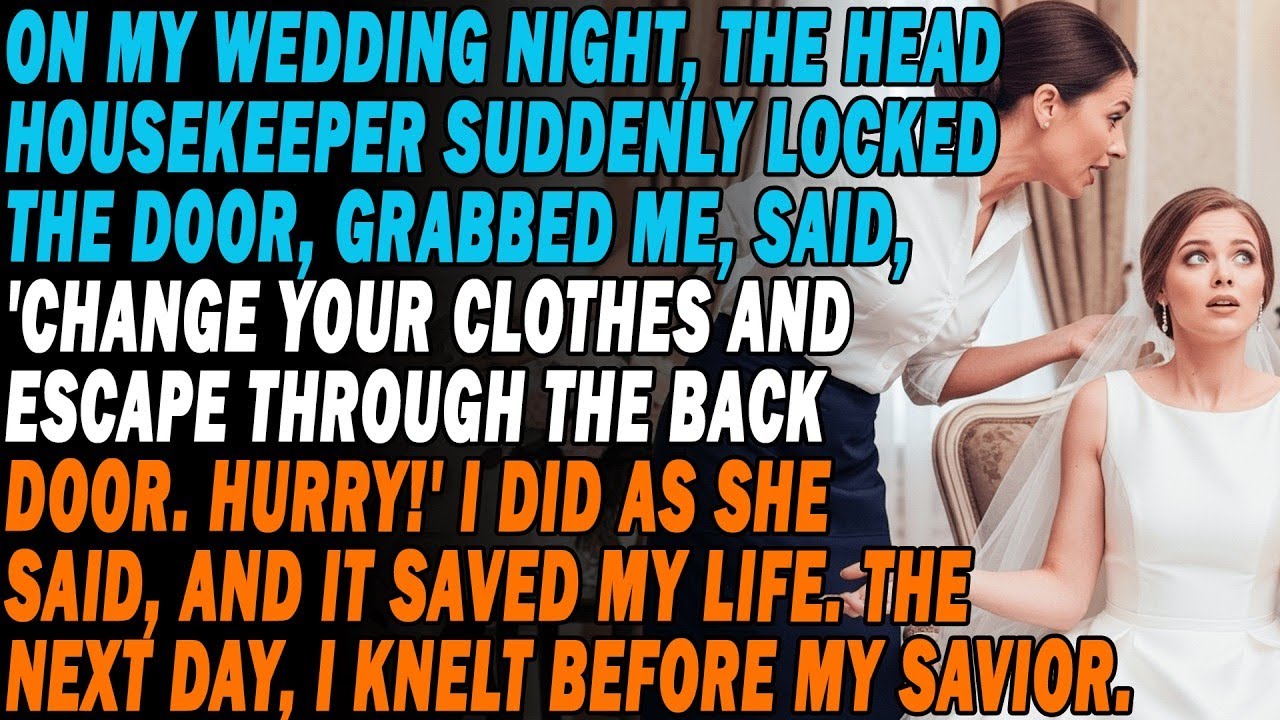 On My Wedding Night The Housekeeper Locked The Door Held Me, Said: 