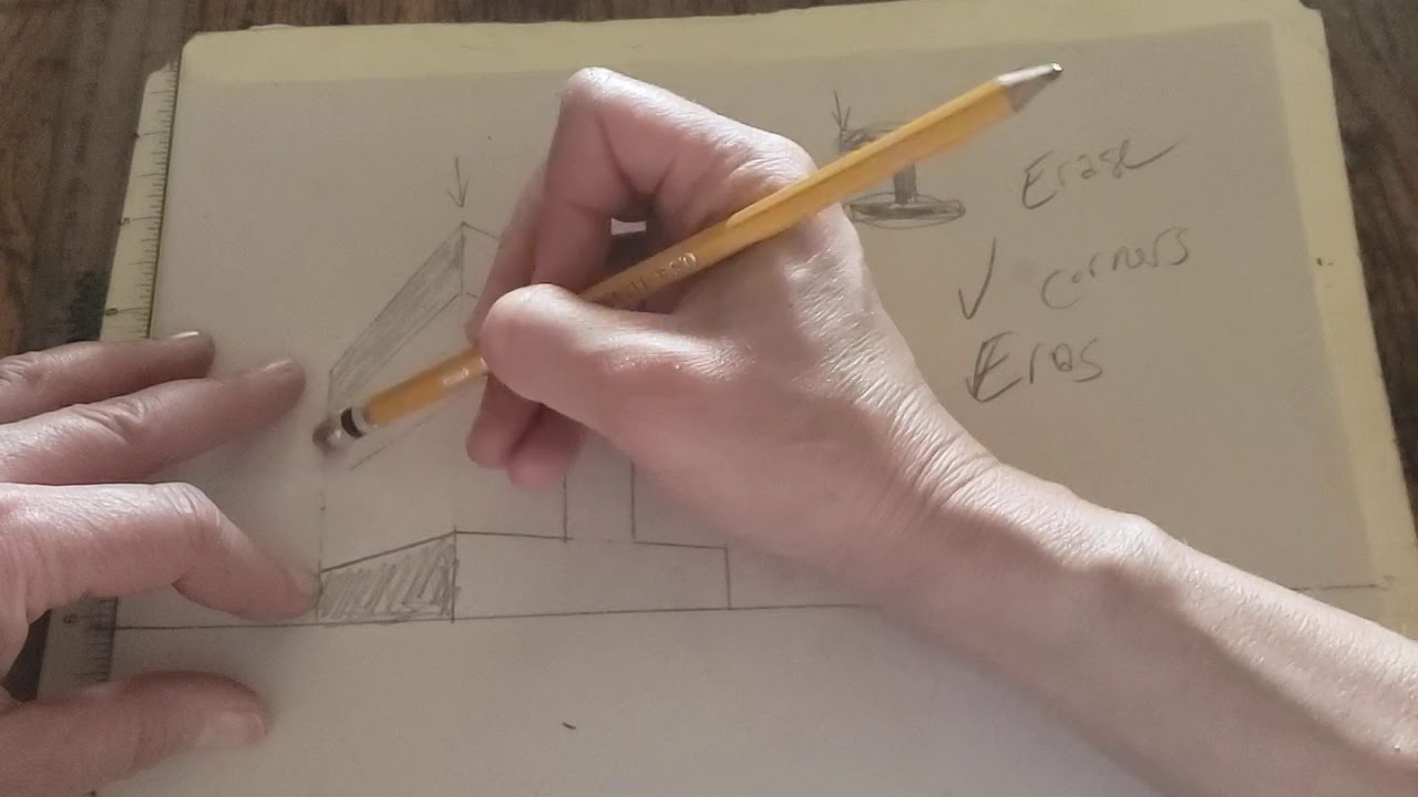 Letter I in 2 Point Perspective