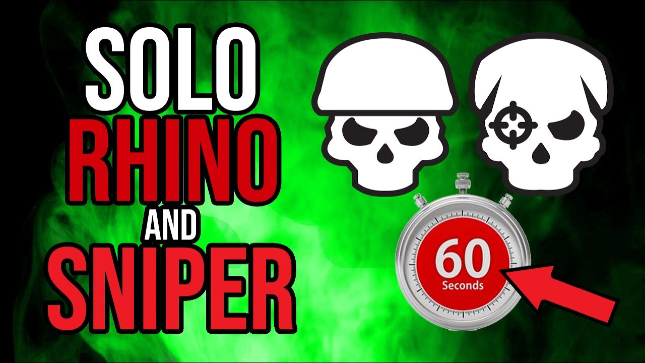 DMZ • Пройдите RHINO и SNIPER в одиночку за 60 секунд • Миссия «Охотничья группа»