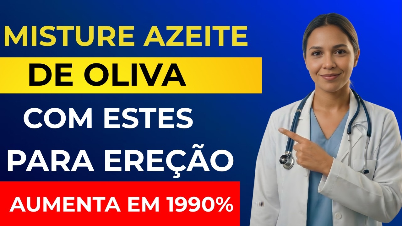 Urólogo revela: misture azeite com isto antes de dormir e aumente a testosterona após os 50