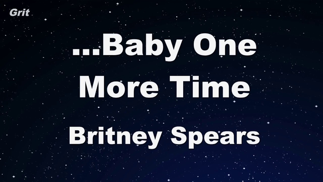 ..Baby One More Time - Britney Spears Karaoke 【No Guide Melody】 Instrumental