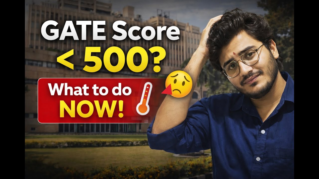 Результат GATE ниже 500, но выше 400? Что делать дальше? | Полное руководство для всех направлений.