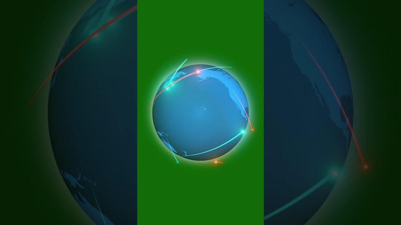 Rotating Planet Earth 4K Loop