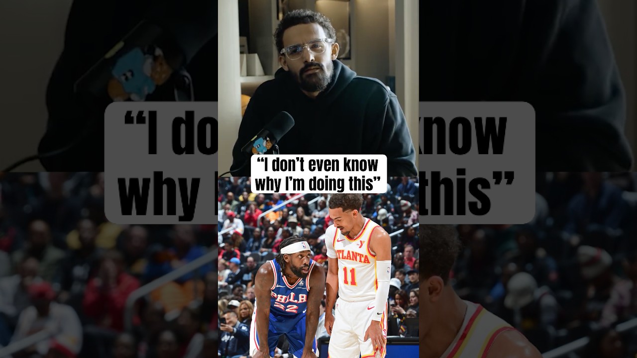 Trae reading Pat Bev&rsquo;s stats 😭 (via @TraeYoung)