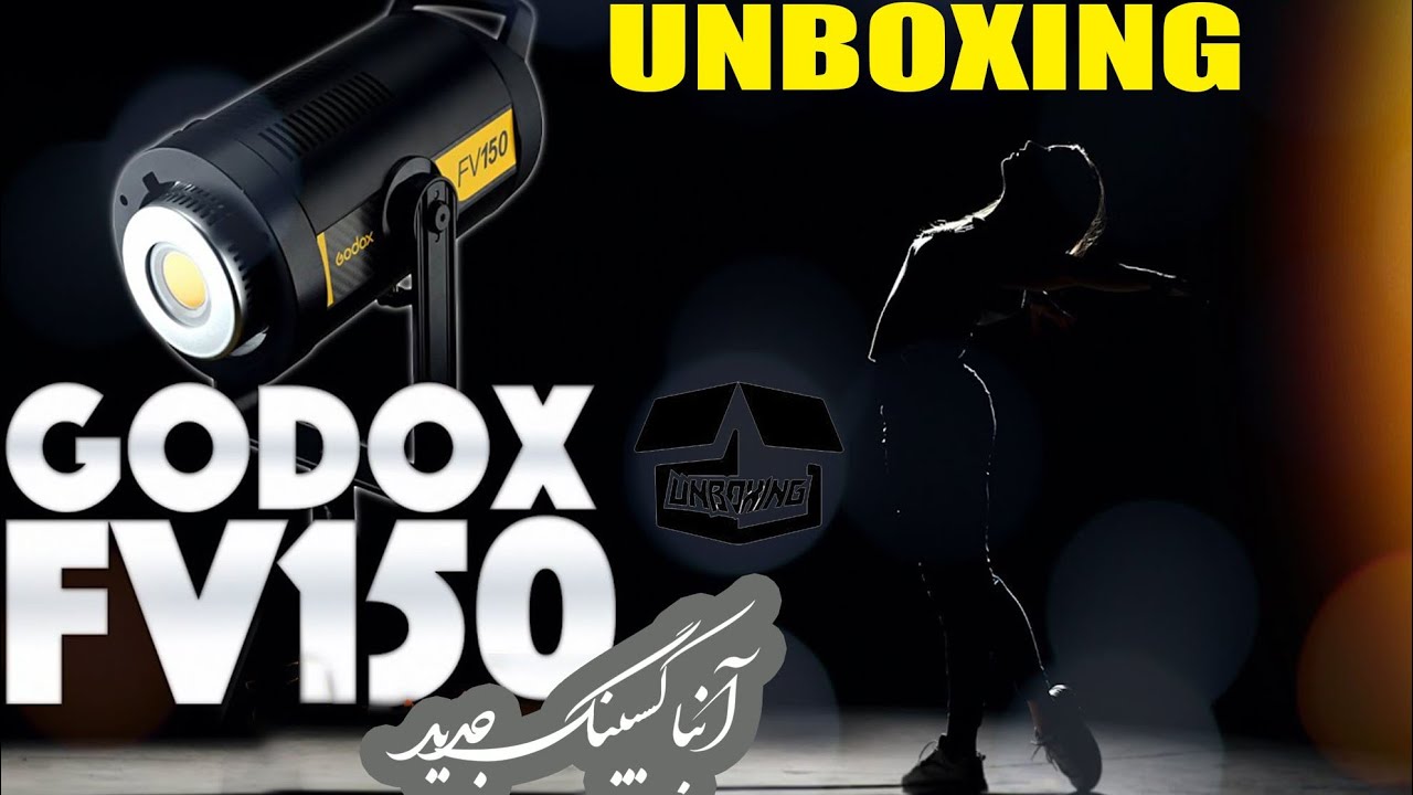 Unboxing Godox FV150 HSS Bowens Mount 150W 1/8000 HSS Studio Flash Light
