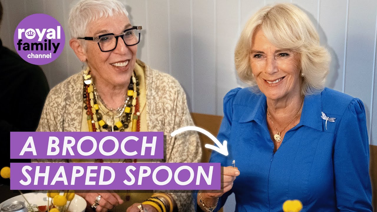 Queen Camilla Gifted Stunning Brooch by OzHarvest in Sydney