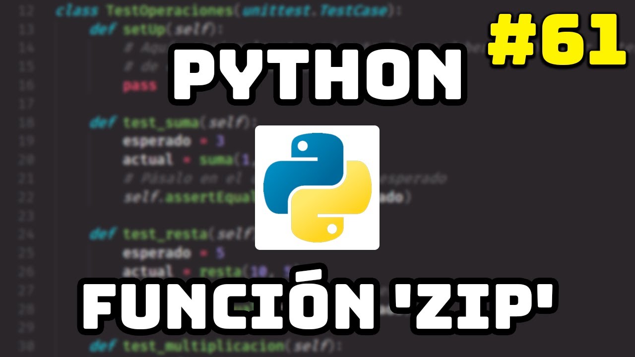 ✅ Curso de Python: Función 'ZIP' en Python 🤐 #61