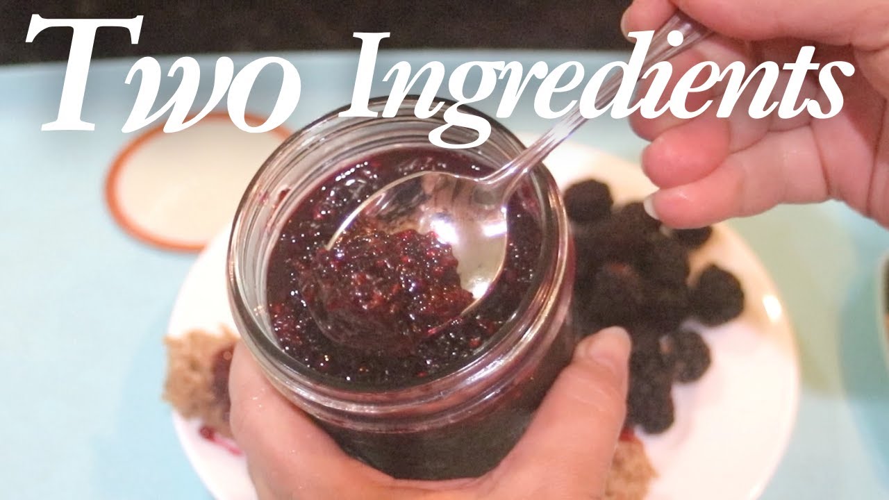 Homemade Blackberry Jam With Only Two Ingredients