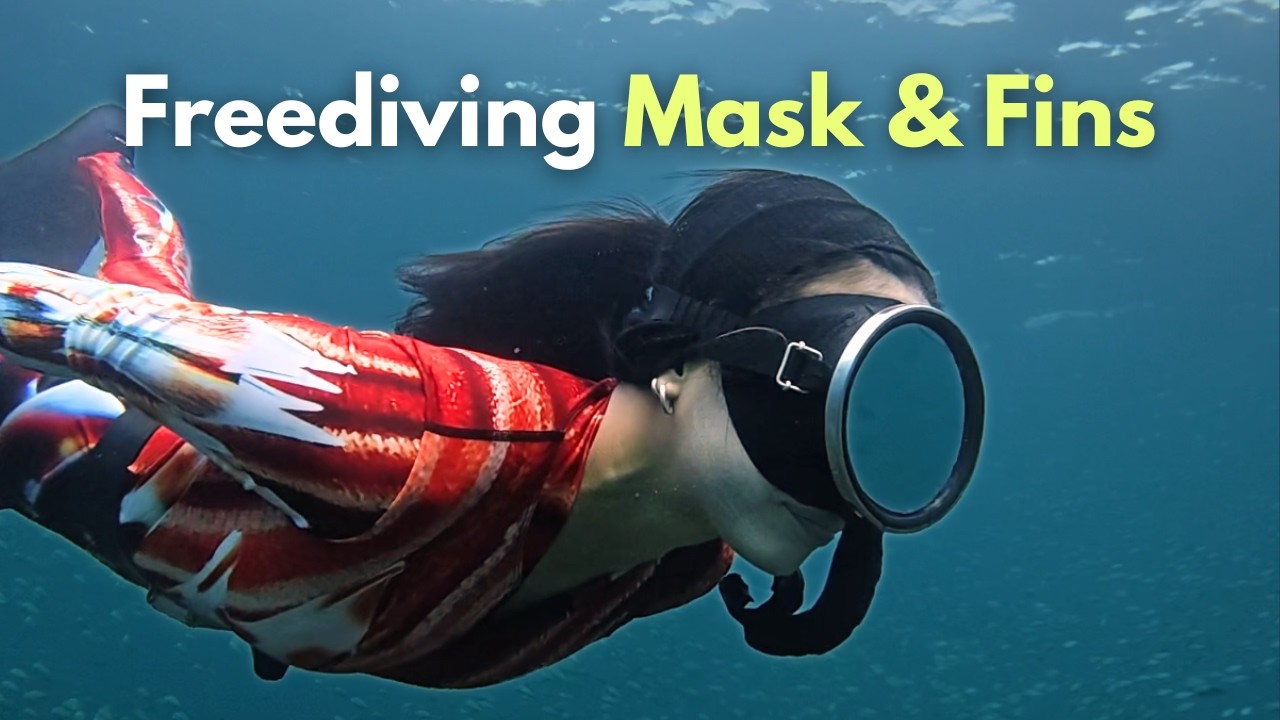 How to Look Cute Underwater | Freediving Fins, Mask & Styling Tips