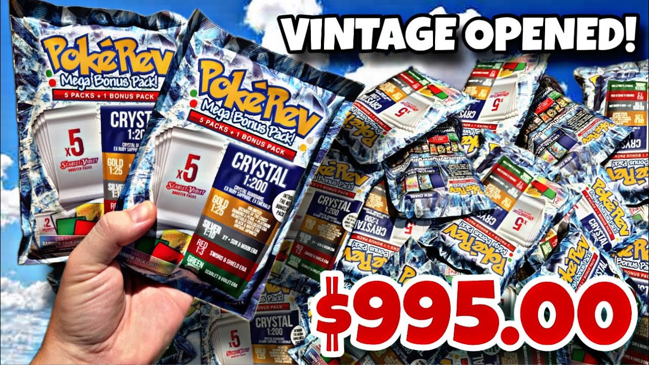 Открытие набора PokeRev Mystery Pack за $995! Не могу поверить, что мы это получили! Безумие! #по...