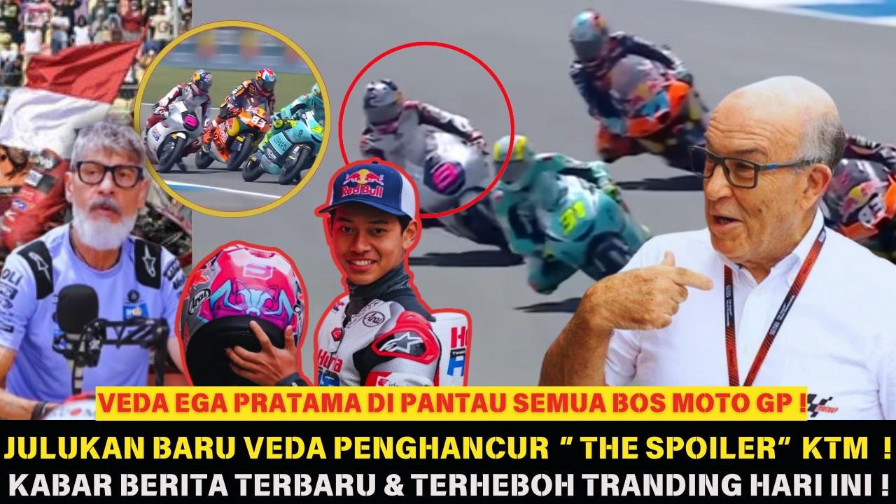 GEMPARKAN DUNIA OTOMOTIF😨THE SPOILER KTM JULUKAN VEDA PRATAMA‼️Semua Tim MOTO GP Memantau Vega‼️