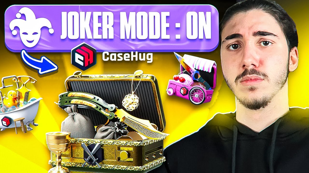 CaseHug Promo Code  2025 -  CRAZY JOKER MODE CASE OPENING