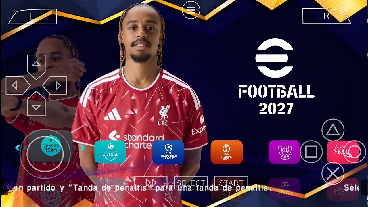 TERBARU🔥 eFootball PES 2027 PPSSPP Android Offline - Camera PS5, New Transfer & Kits27 Graphics HD