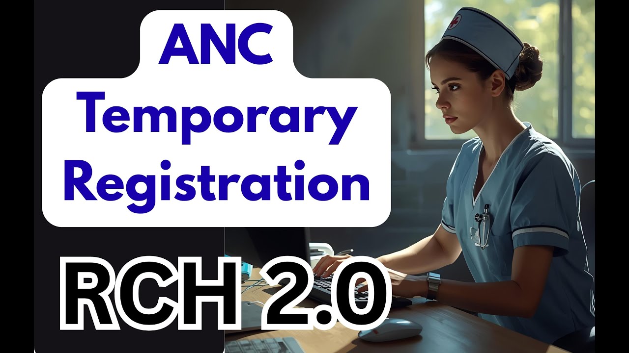 Temporary ANC Registration in RCH 2.0 - बिना आधार और आभा कार्ड डीटेल्स के ANC कैसे रजिस्टर करे