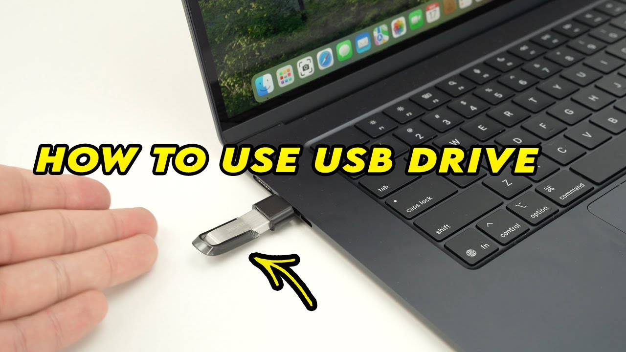 How to Connect & Use USB Drive on Your M4 MacBook Air