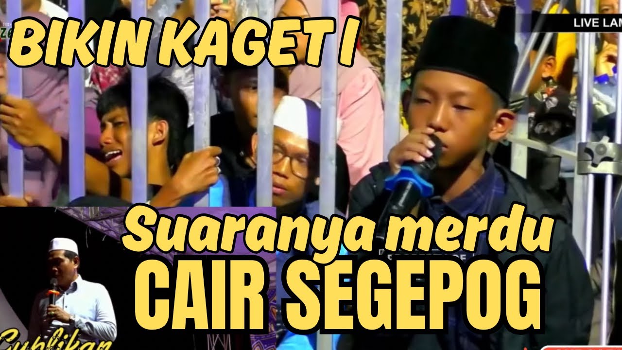 BOCAH SUARA EMAS LANGSUNG CAIR 1 JT