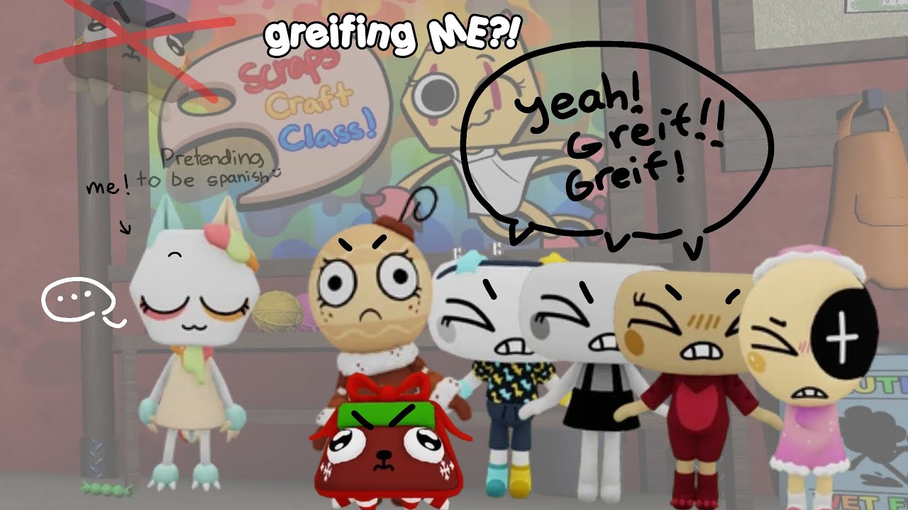 [ Edit 2 : Read desc! ] Scraps accidentally joins a mains only and gets GREIFED!! :_)