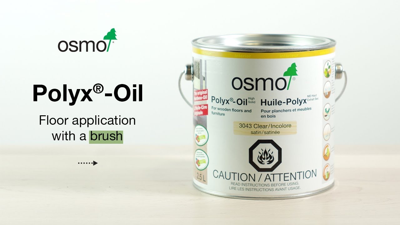 Osmo Polyx®-Oil | Flooring with a Brush