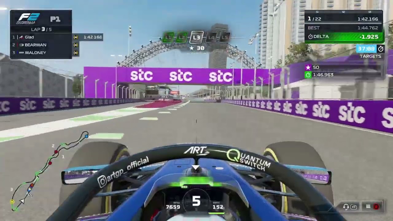 F1 25 MY DRIVER CAREER MODE #3: JEDDAH SPRINT RACE