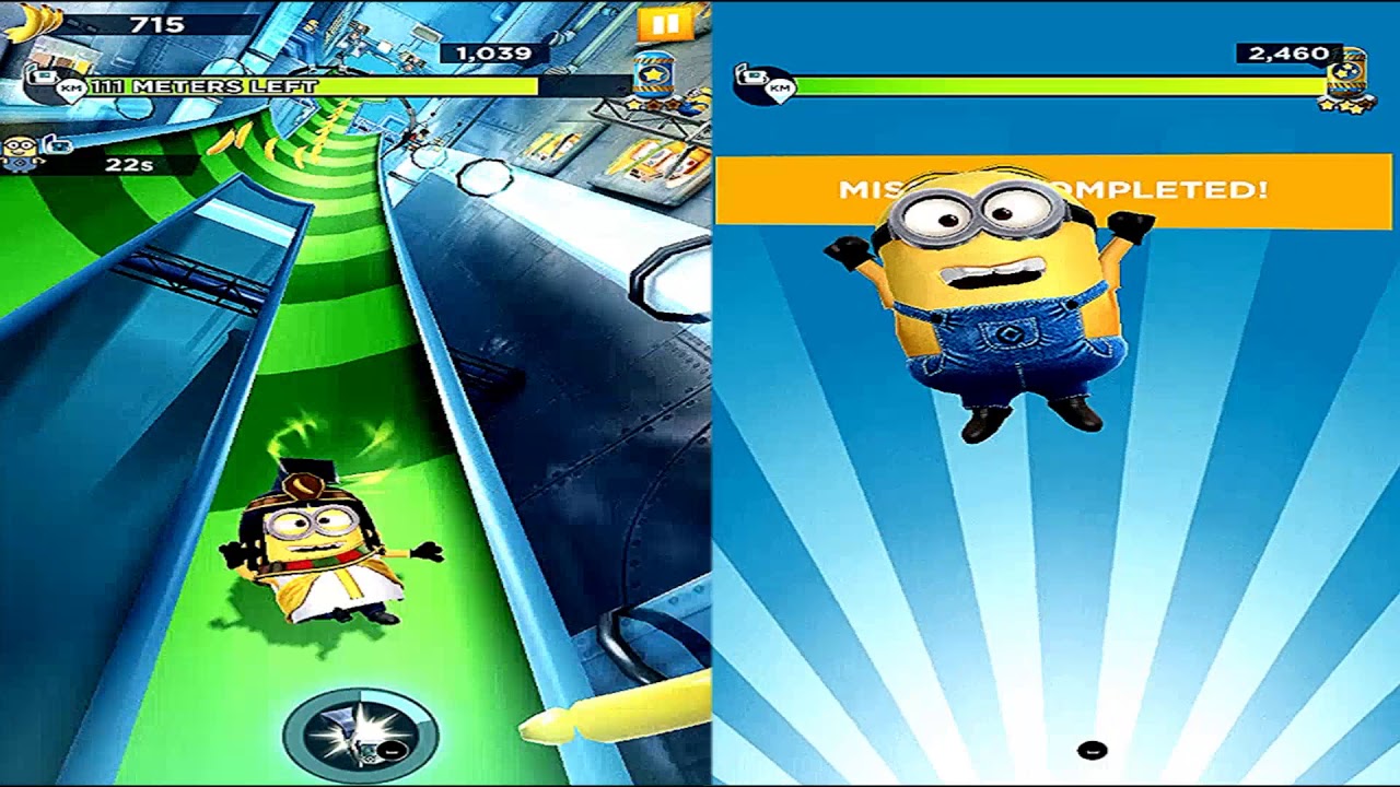 Despicable Me Minion Rush, Episode 59 - Cool Fullscreen Reverse Android Gameplay.
