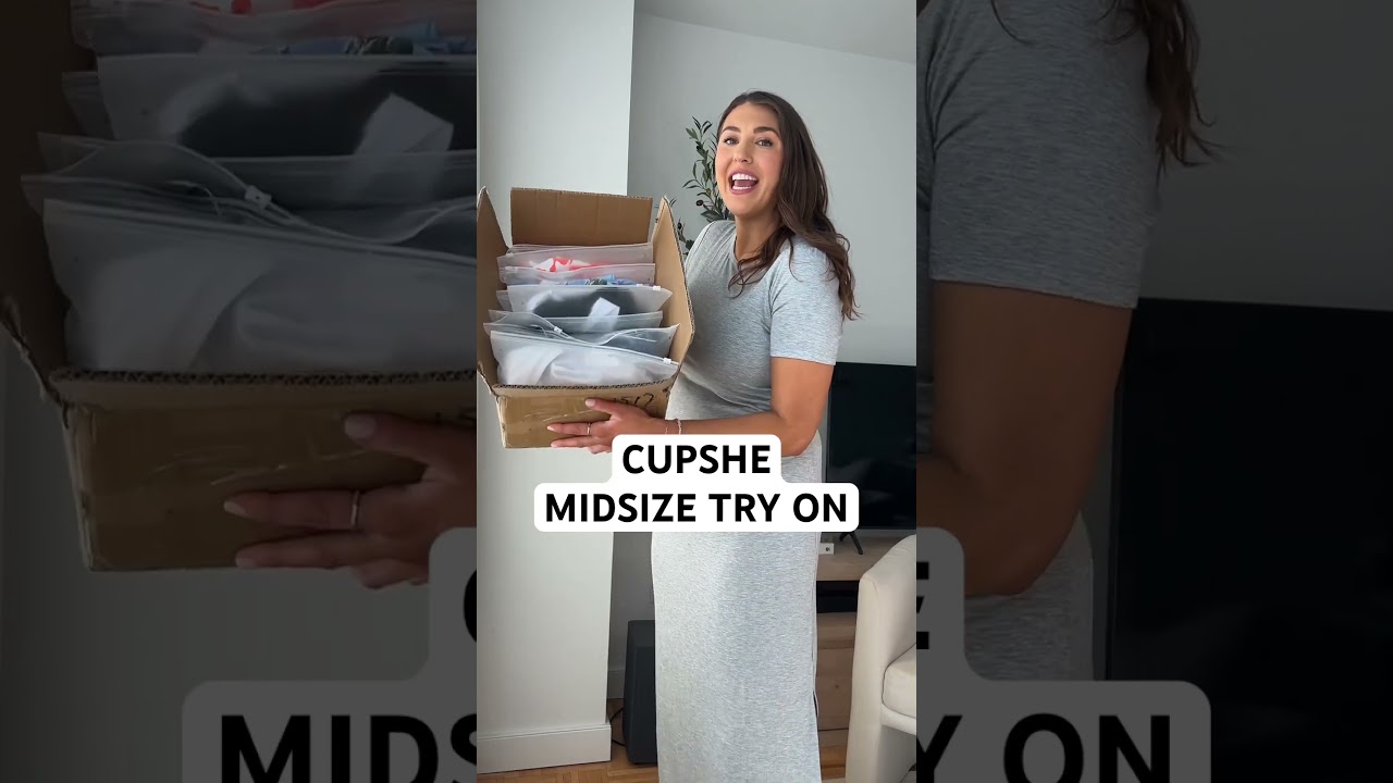 Midsize Cupshe swimsuit try on #shorts #shopwithyoutube