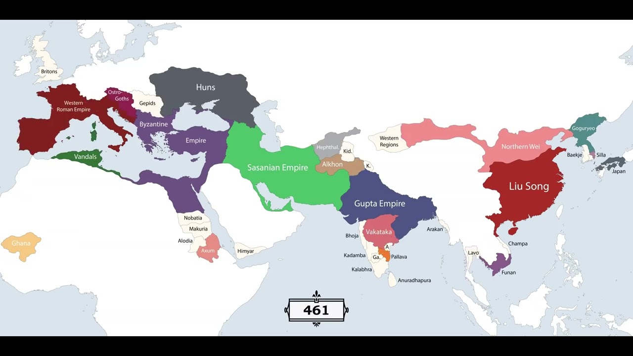 History of the World: Every Year from 2500 BC to 1720 AD