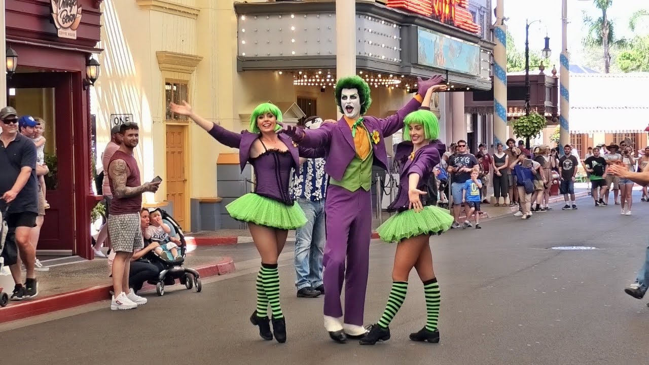 Joker on Main Street Movie World Gold Coast