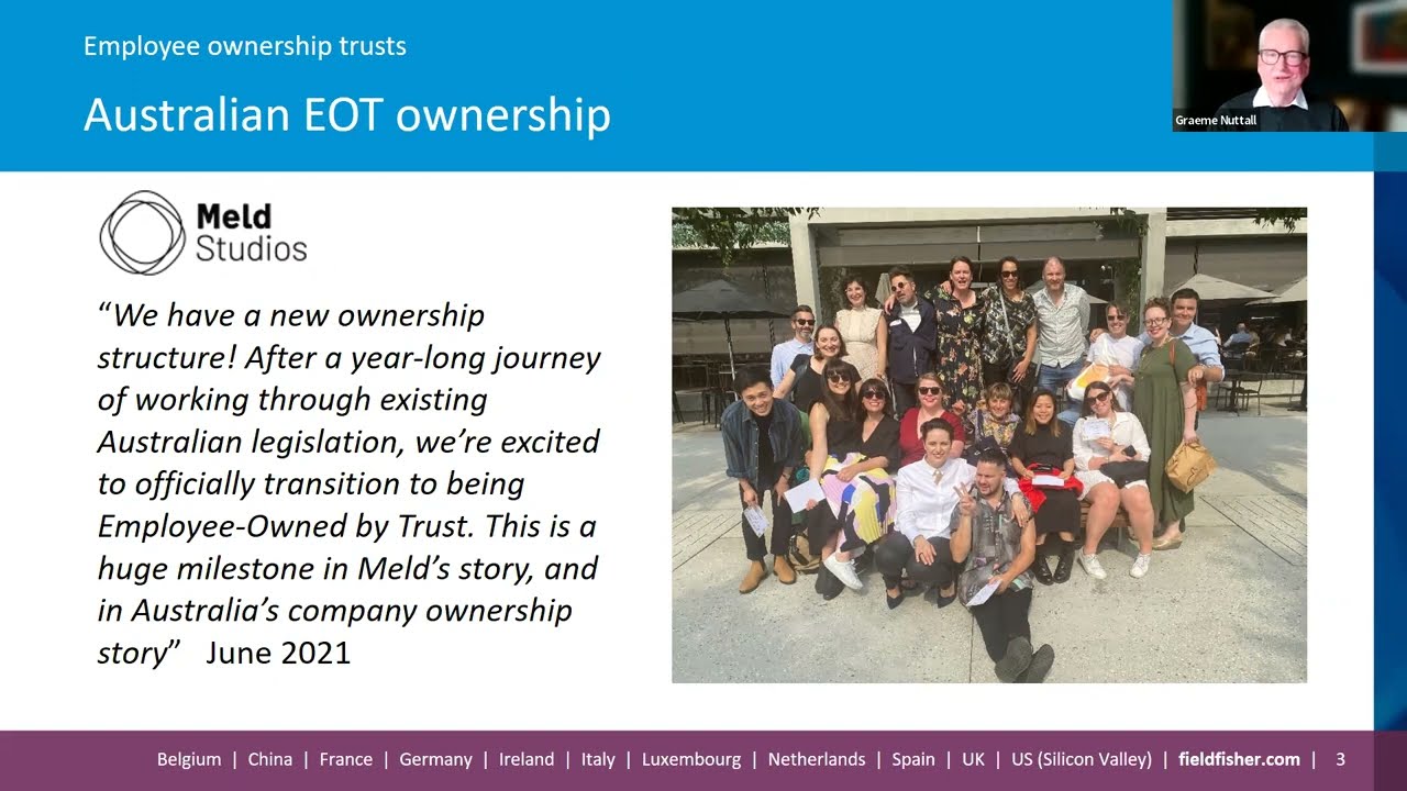 Employee Ownership Trusts (EOTs) with Graeme Nuttall OBE | EOA Experts Panel Webinar
