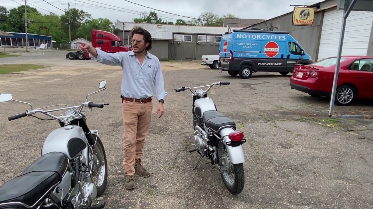 1966 & 1967 Honda CL77 305 Scrambler - Startup and Test Ride