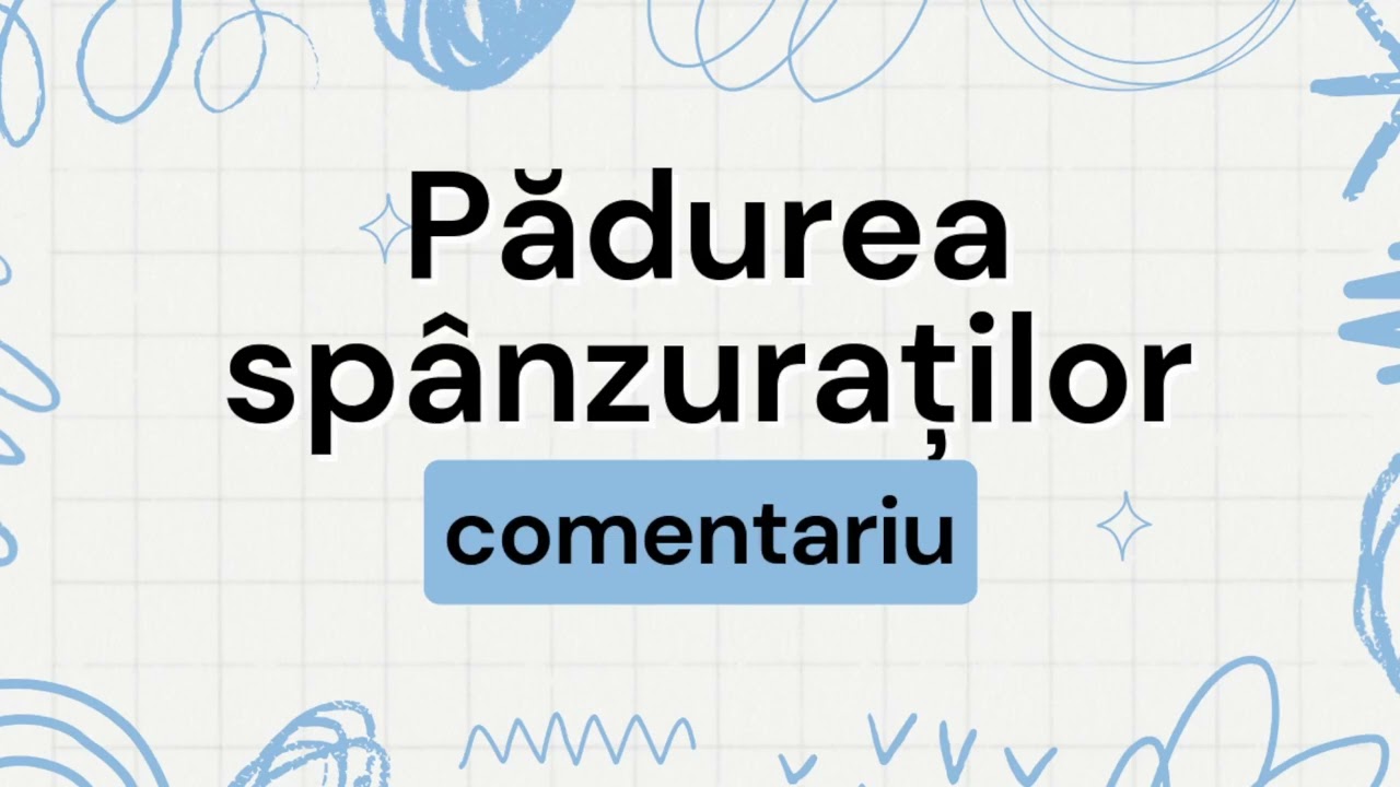 Padurea spanzuratilor COMENTARIU