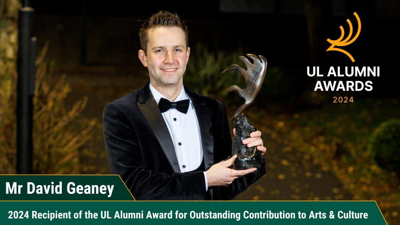 David Geaney - 2024 Outstanding Achievement UL Alumni Award (Arts & Culture)