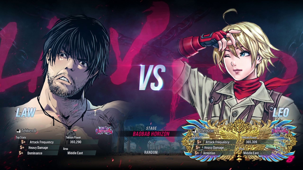 BSK (Law) VS AshenOne (Leo) Tekken 8 Ranked