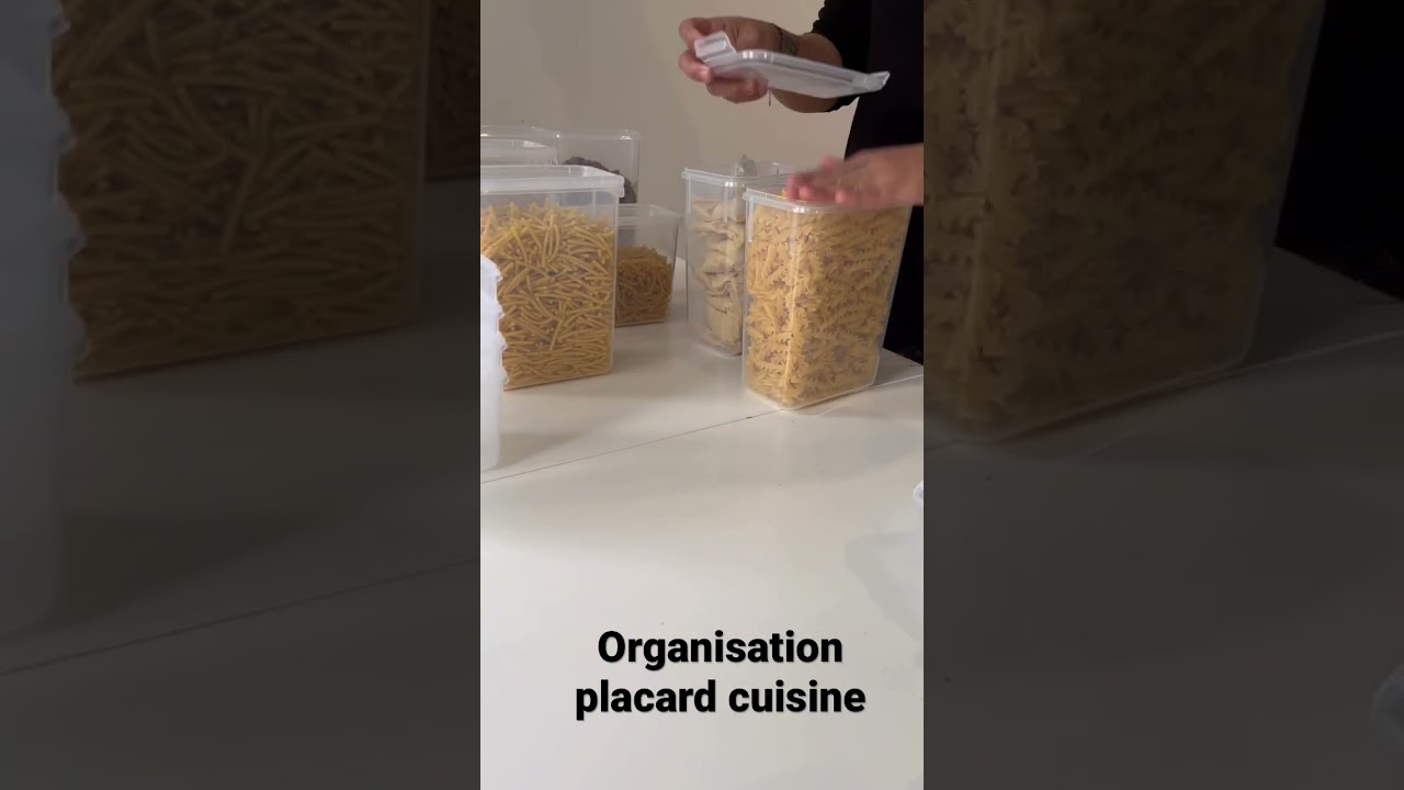 Organisation placard cuisine