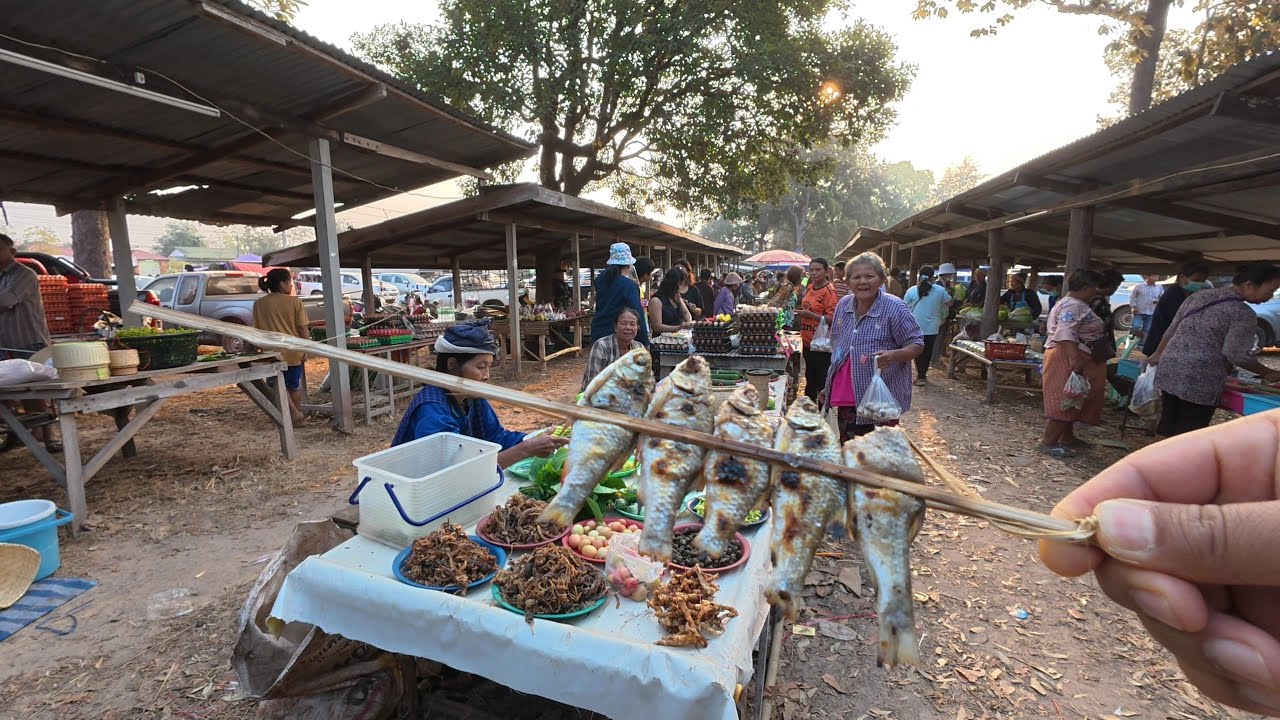 บรรยากาศบ้านๆ EP 03 | ตลาดห้วยฝ้ายพัฒนา อำเภอตระการพืชผล อุบลราชธานี