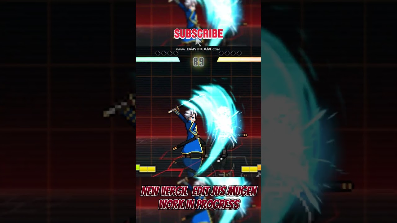 New Vergil JUS Edit #dragonball #battlecolosseum #jusmugen #jumpforcemugen #anime #mugenjus