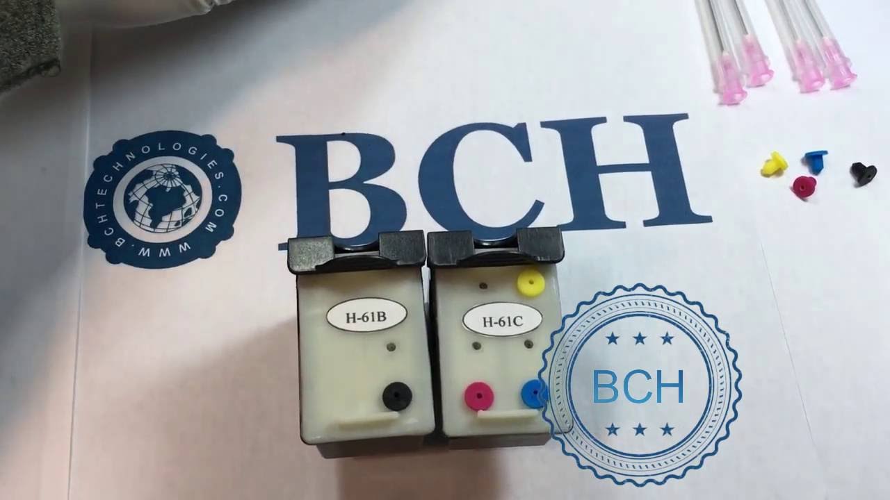 2 основных правила использования встроенного перезаправляемого картриджа BCH для HP