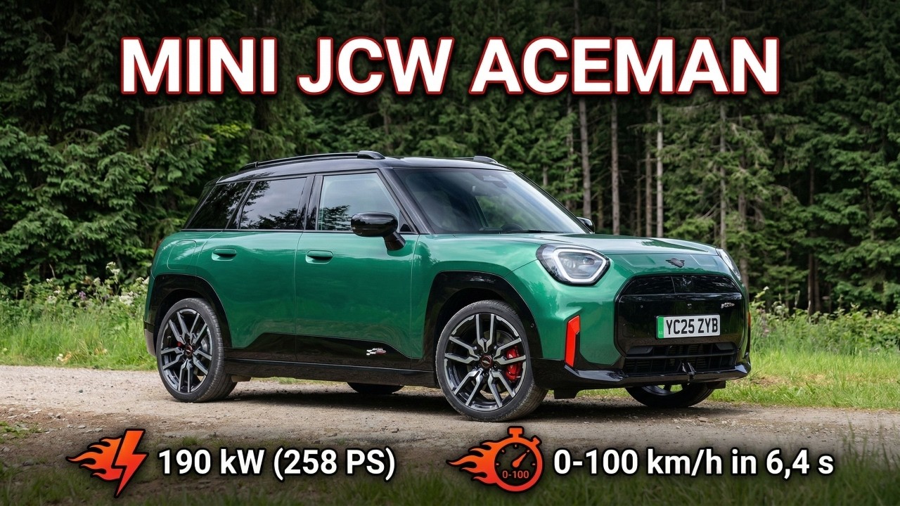MINI John Cooper Works Aceman (2025) – Elektro-Hot-Hatch mit 258 PS