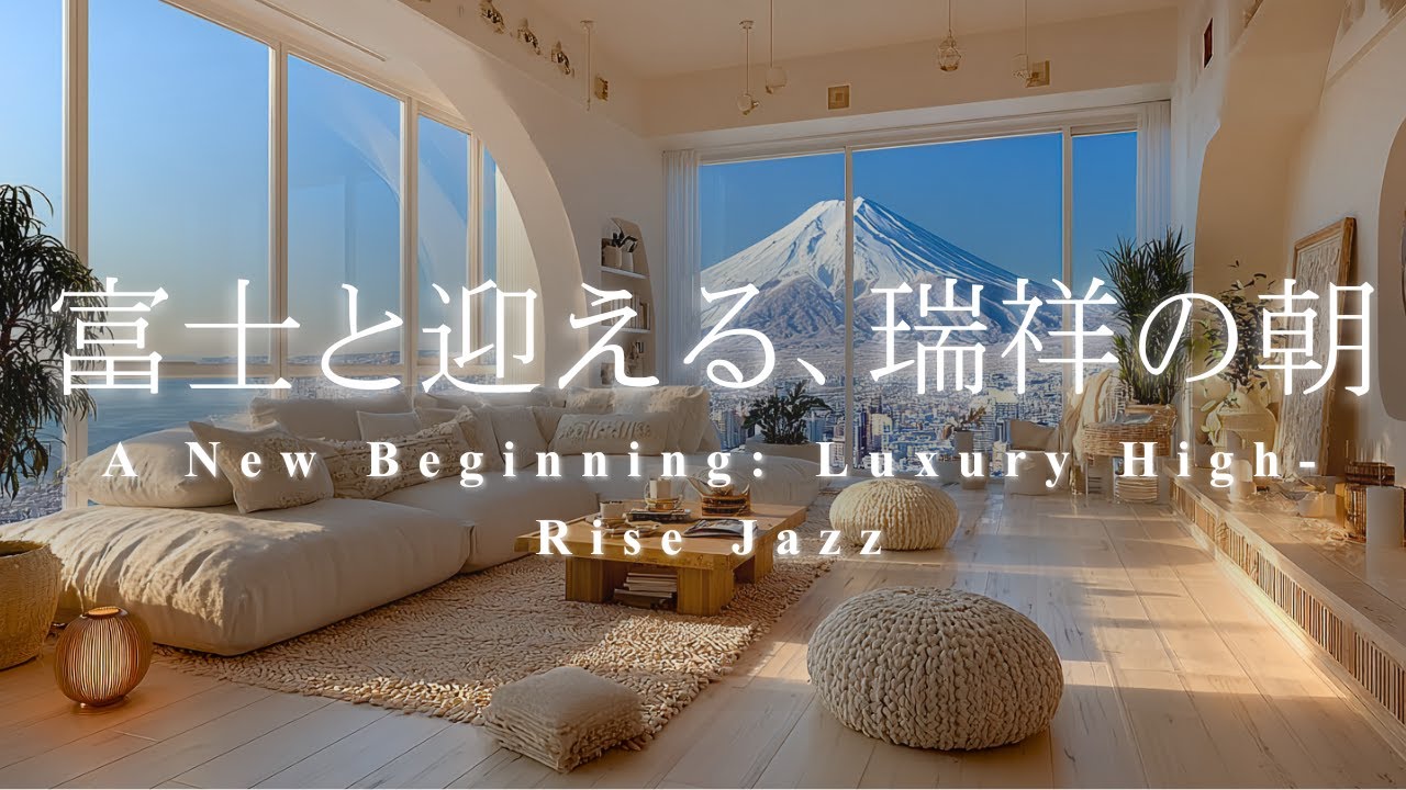 最高の景色と、整う朝☕️一日の質を高めるプレミアムなカフェジャズ Morning Productivity & Focus BGM