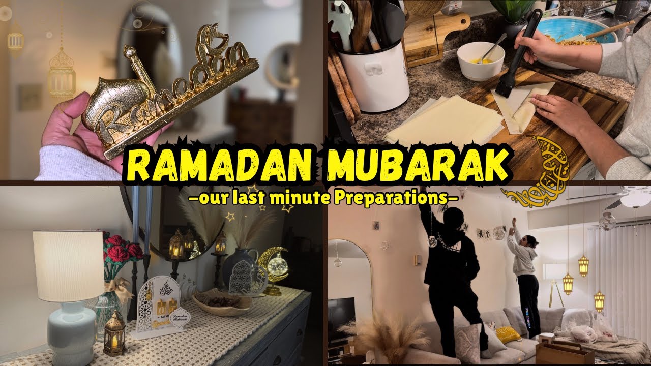 Ap sab ko RAMADAN MUBARAK 🌙 | Ramzan se aik din Pehly Hum ne sary Kaam khatam kiye🫶🏻 | Decor🏮