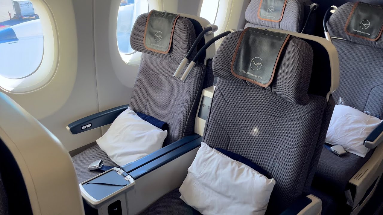 Lufthansa Premium Economy | Airbus A350-900 Мюнхен — Монреаль | Полный опыт