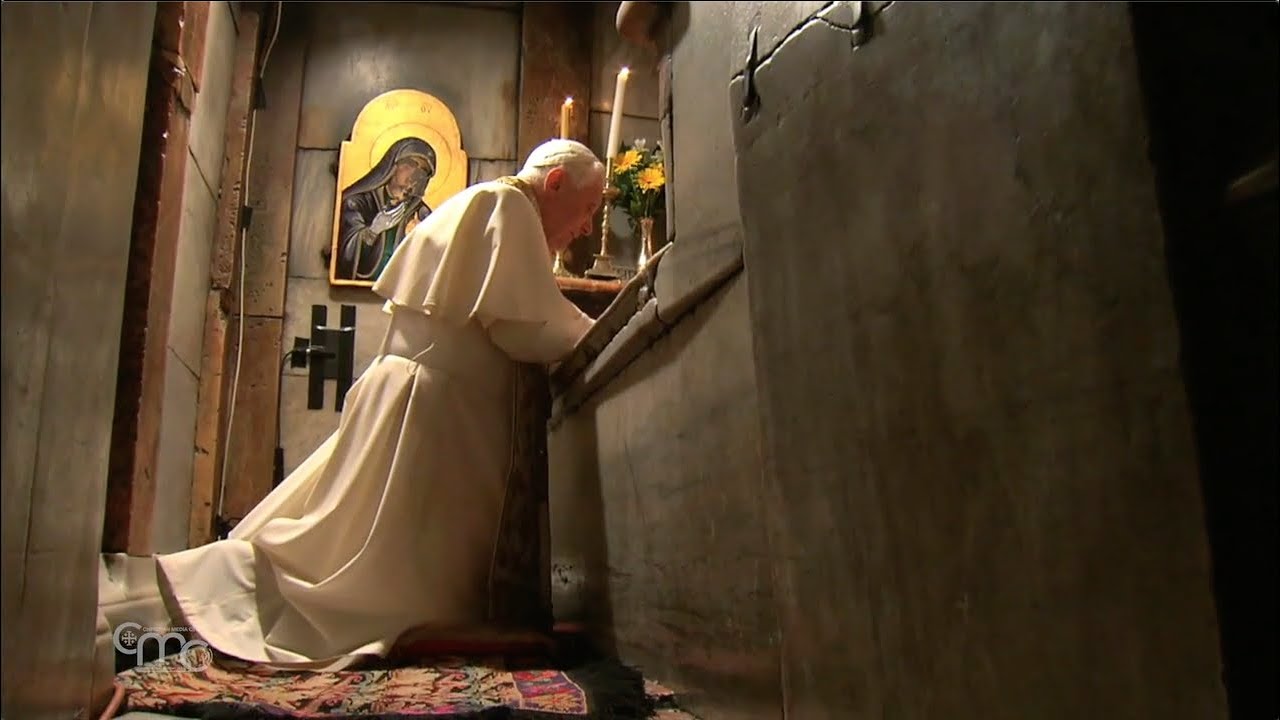 Pope Benedict XVI pilgrim in the Holy Land